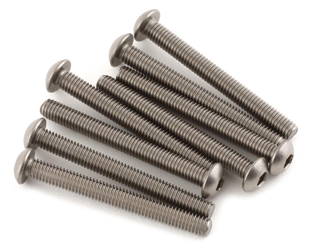 Mugen Seiki 3x28mm SIG Button Head Titanium Screw (8) [MUGB0730/2TA]